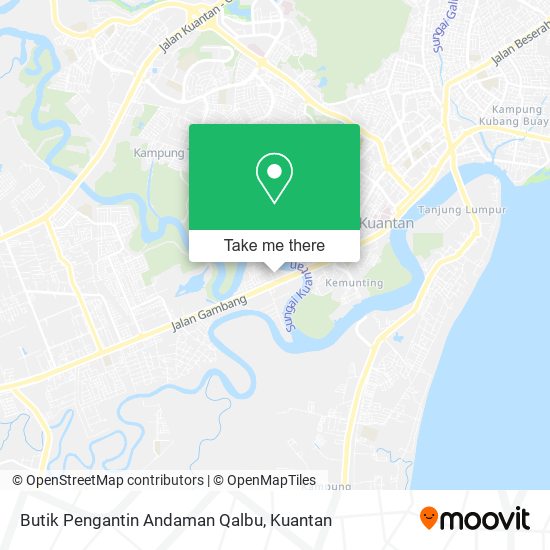 Butik Pengantin Andaman Qalbu map