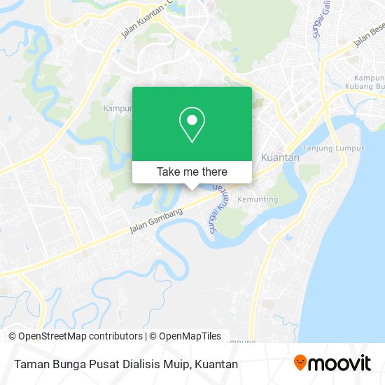 Taman Bunga Pusat Dialisis Muip map