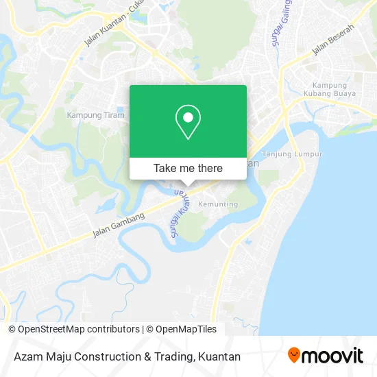 Azam Maju Construction & Trading map