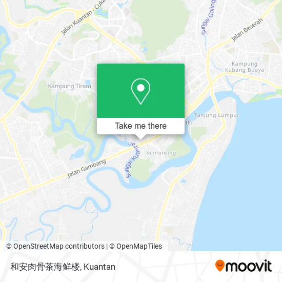 和安肉骨茶海鲜楼 map