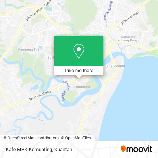 Kafe MPK Kemunting map