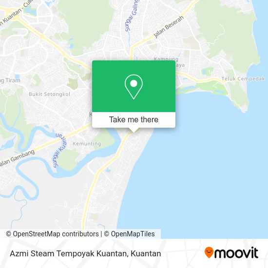 Azmi Steam Tempoyak Kuantan map