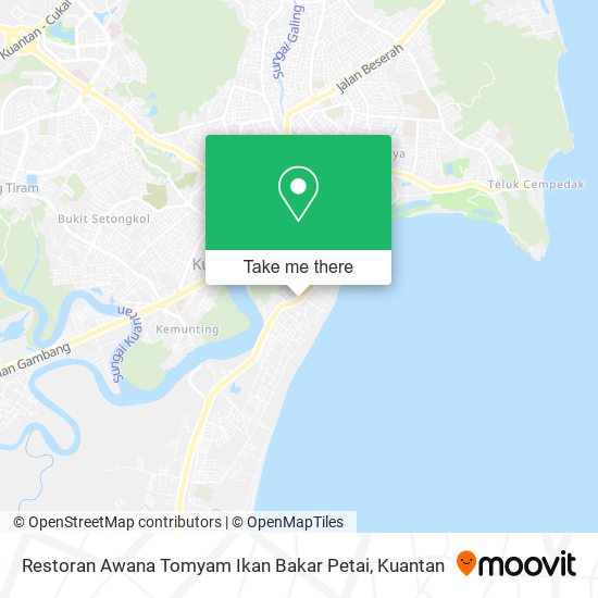 Peta Restoran Awana Tomyam Ikan Bakar Petai