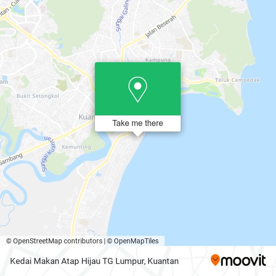 Kedai Makan Atap Hijau TG Lumpur map