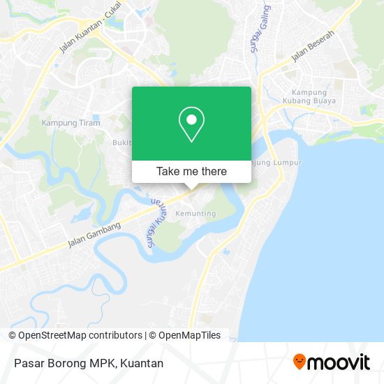 Peta Pasar Borong MPK