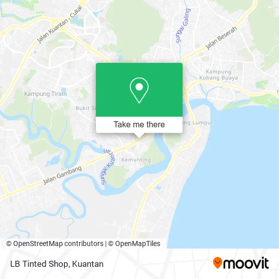 LB Tinted Shop map