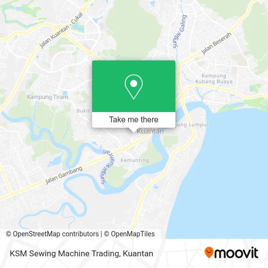 KSM Sewing Machine Trading map