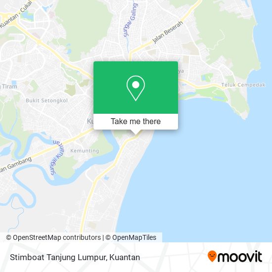 Peta Stimboat Tanjung Lumpur