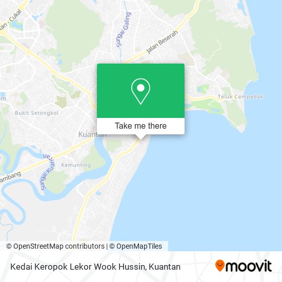 Peta Kedai Keropok Lekor Wook Hussin