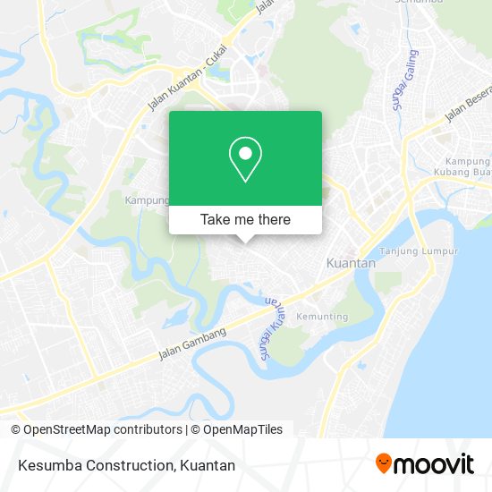 Kesumba Construction map