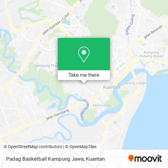 Padag Basketball Kampung Jawa map