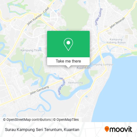 Surau Kampung Seri Teruntum map