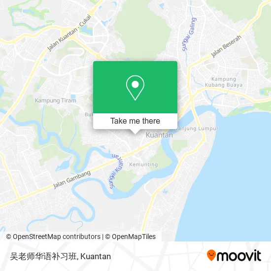 吴老师华语补习班 map