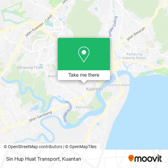 Sin Hup Huat Transport map