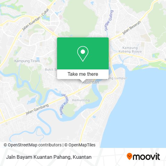 Jaln Bayam Kuantan Pahang map