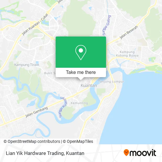 Lian Yik Hardware Trading map