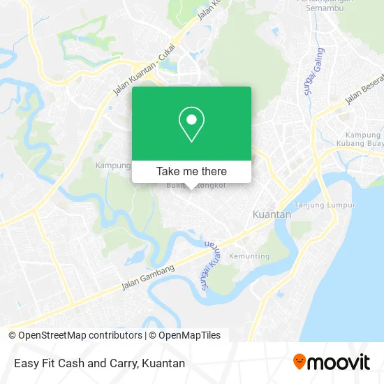 Easy Fit Cash and Carry map