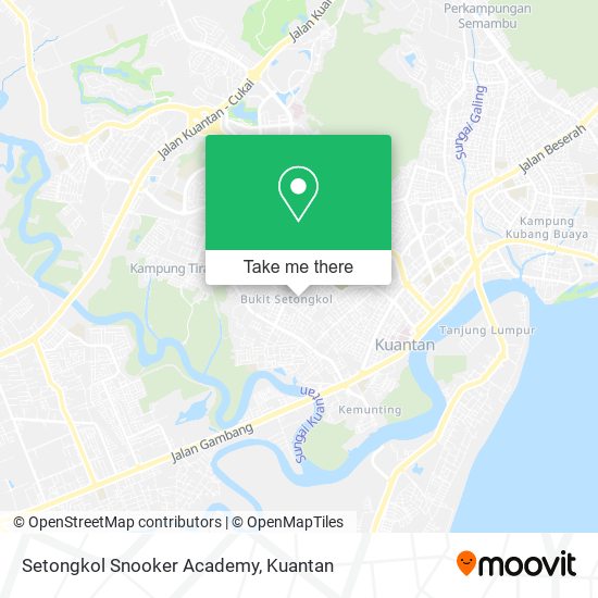 Peta Setongkol Snooker Academy