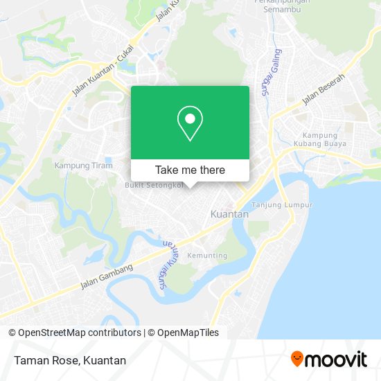 Taman Rose map