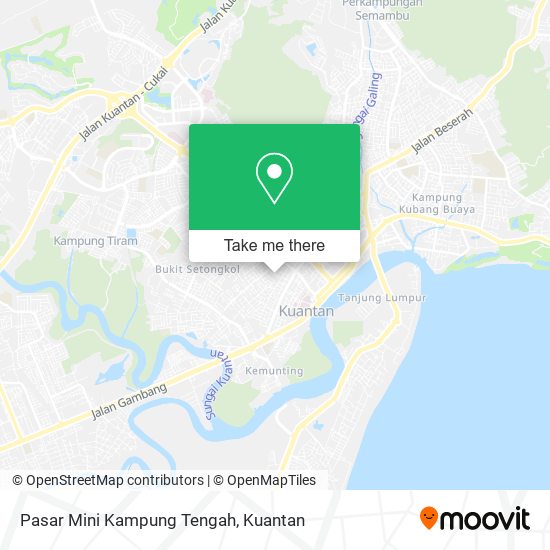 Pasar Mini Kampung Tengah map