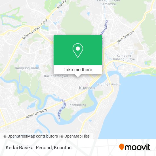 Kedai Basikal Recond map