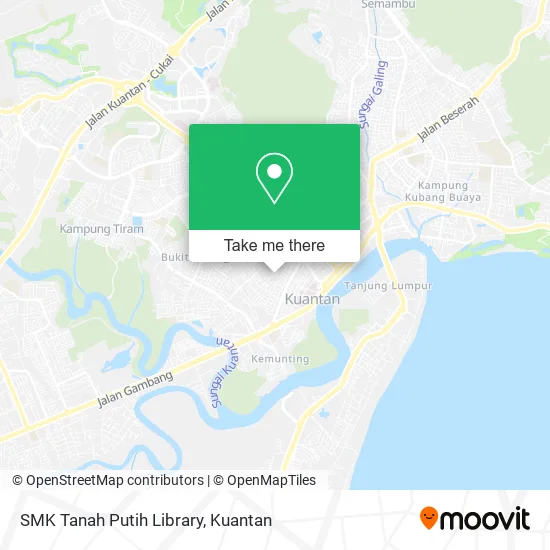 SMK Tanah Putih Library map