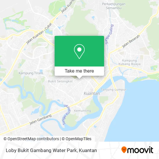 Loby Bukit Gambang Water Park map