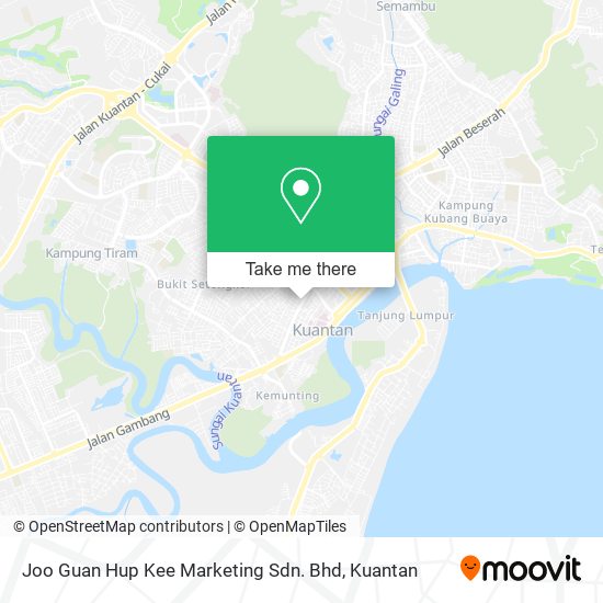 Joo Guan Hup Kee Marketing Sdn. Bhd map
