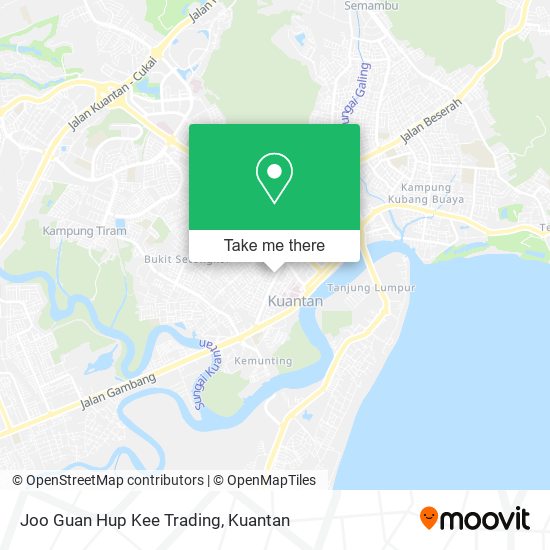 Peta Joo Guan Hup Kee Trading