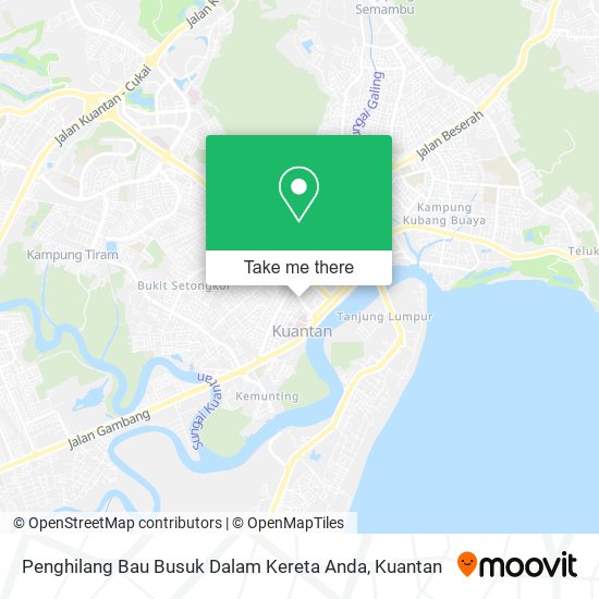 Peta Penghilang Bau Busuk Dalam Kereta Anda