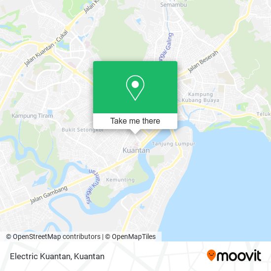 Electric Kuantan map