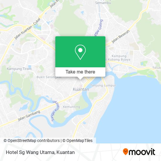 Hotel Sg Wang Utama map