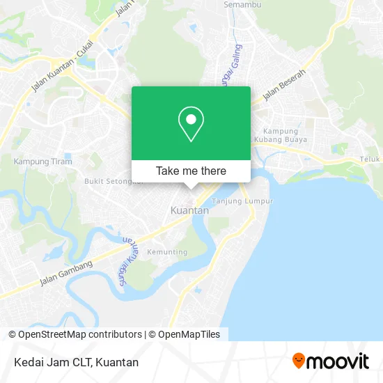Kedai Jam CLT map