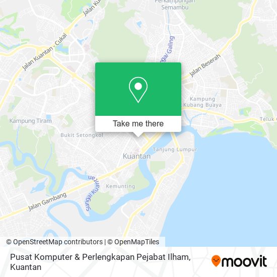 Peta Pusat Komputer & Perlengkapan Pejabat Ilham