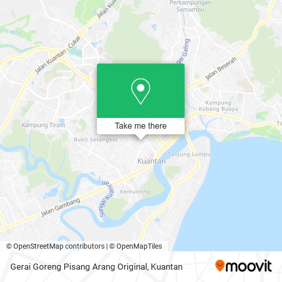 Peta Gerai Goreng Pisang Arang Original