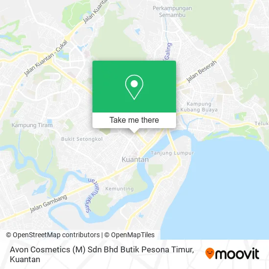 Avon Cosmetics (M) Sdn Bhd Butik Pesona Timur map