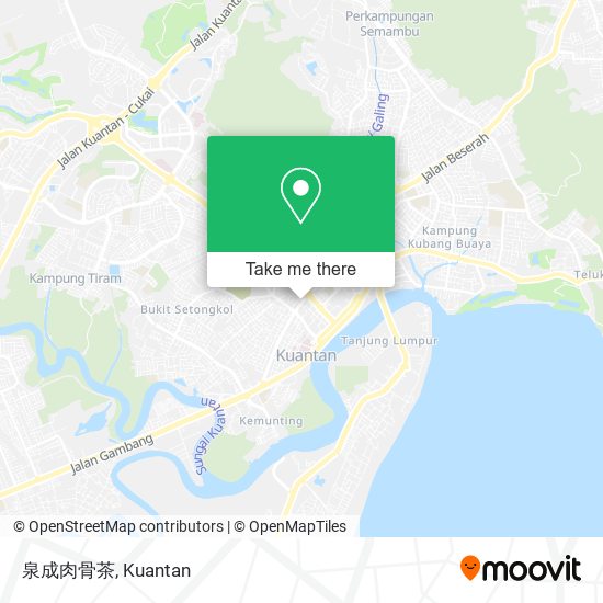 泉成肉骨茶 map