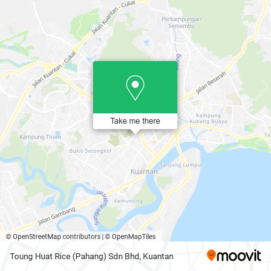 Toung Huat Rice (Pahang) Sdn Bhd map