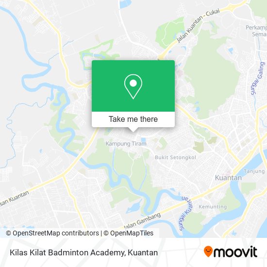 Kilas Kilat Badminton Academy map