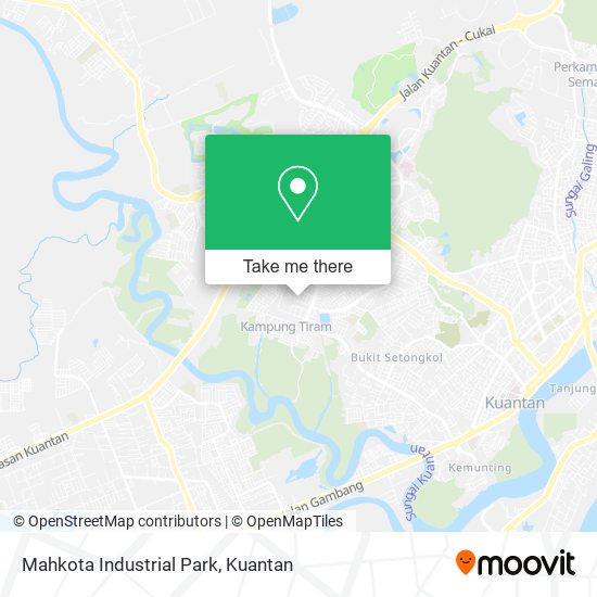 Mahkota Industrial Park map