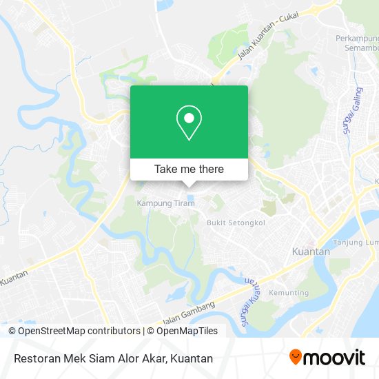 Restoran Mek Siam Alor Akar map
