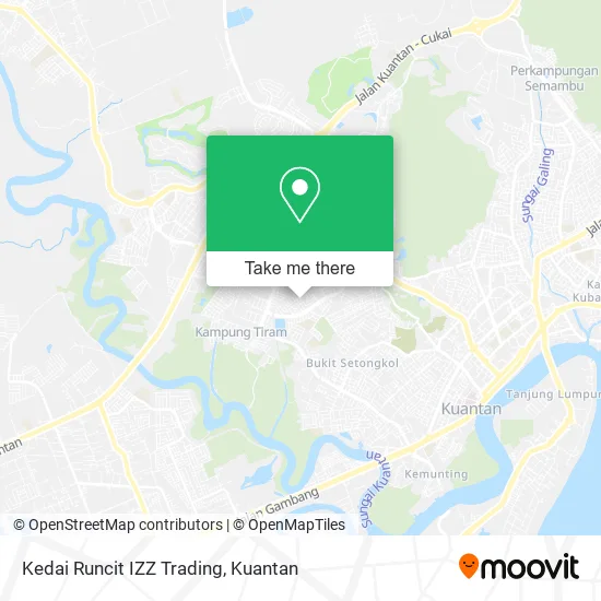 Kedai Runcit IZZ Trading map