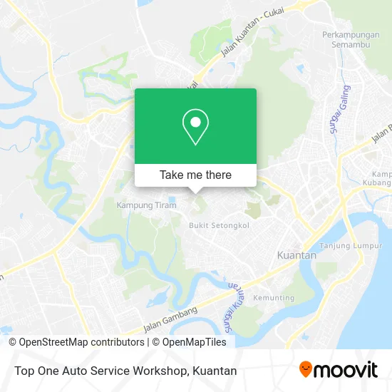 Top One Auto Service Workshop map
