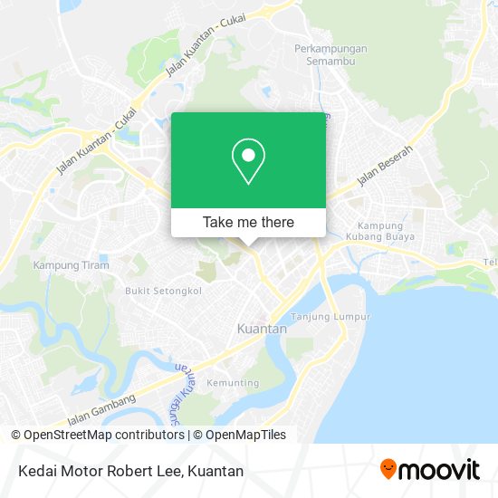 Peta Kedai Motor Robert Lee