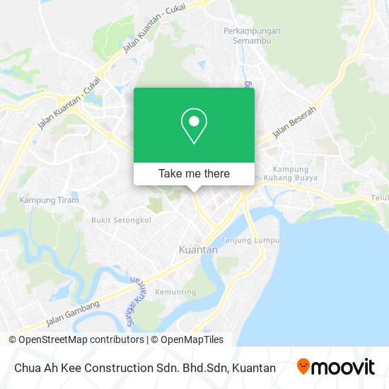 Chua Ah Kee Construction Sdn. Bhd.Sdn map