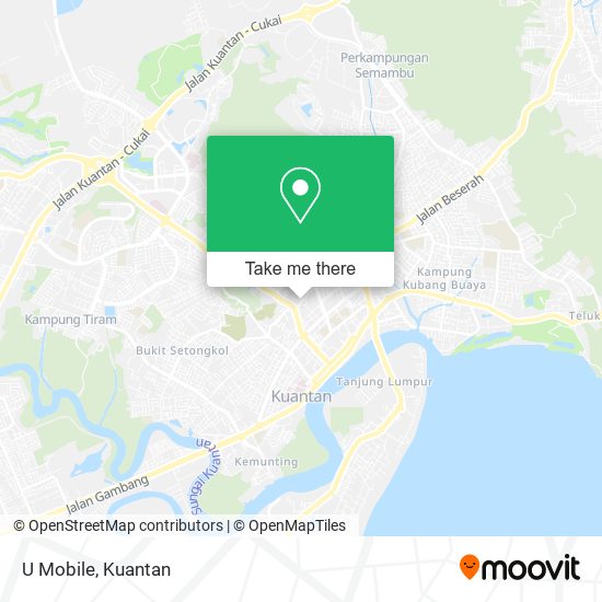 U Mobile map