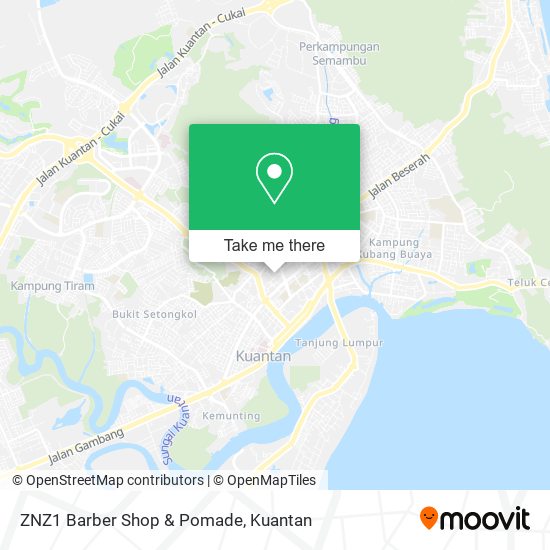 ZNZ1 Barber Shop & Pomade map
