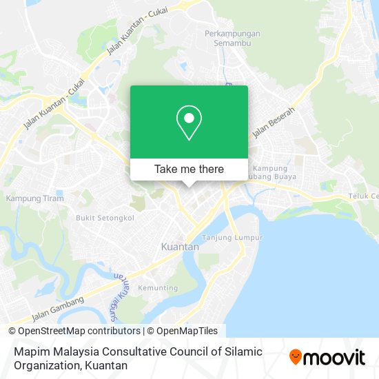 Mapim Malaysia Consultative Council of Silamic Organization map
