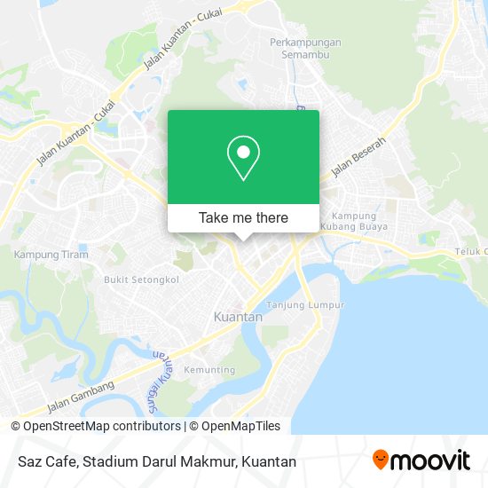 Saz Cafe, Stadium Darul Makmur map