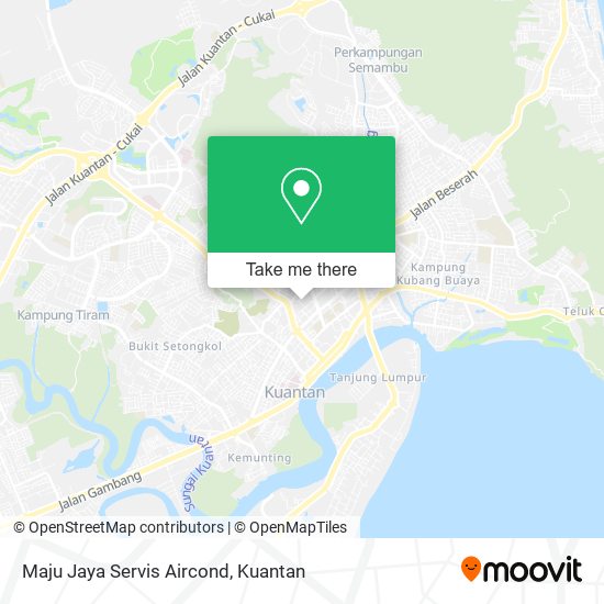 Peta Maju Jaya Servis Aircond
